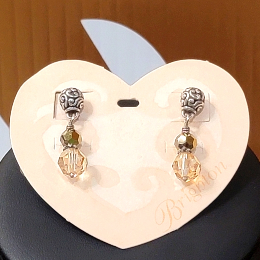 BRIGHTON CANNES BRONZE POST EARRINGS NWT ✨️
